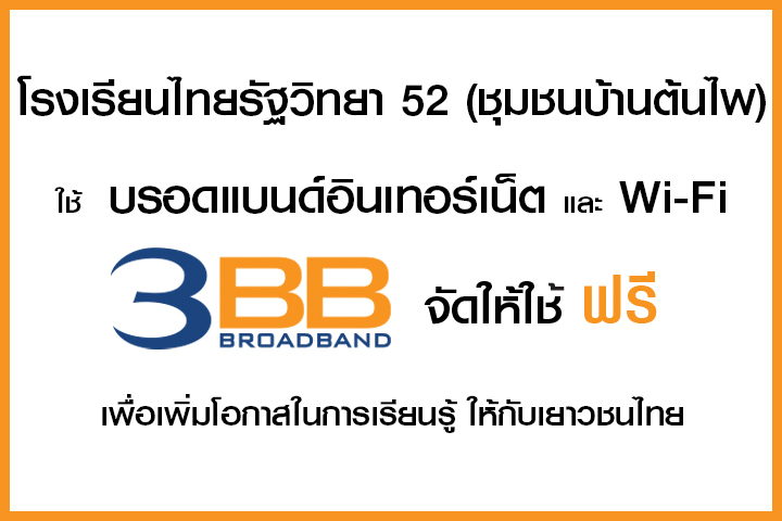 <p>3BB จังหวัดปัตตานี ได้ส่งมอบอินเทอร์เน็ตโรงเรียนในโครงการ &ldquo;บรอดแบนด์อินเทอร์เน็ต เพื่อการศึกษาฟรี"</p>